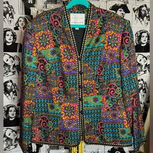 VTG Safe Silk By Adrianna Papell Jacket